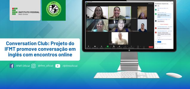 Conversation Club: Projeto promove conversação em inglês com encontros online